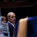 Michigan head coach John Beilein watches the basketball banquet on Tuesday, April 16. AnnArbor.com I Daniel Brenner